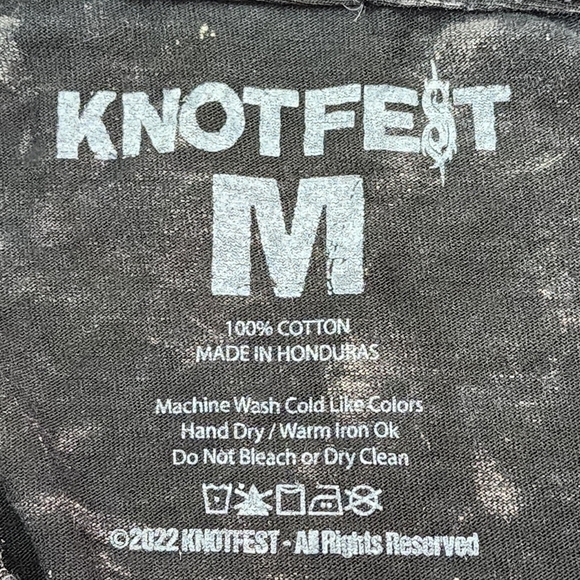 Knotfest Unisex Vintage Grey  Leg 2 Tour T-Shirt - M - Picture 4 of 5